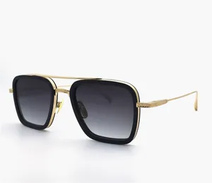 Gafas de sol para hombre para mujer Estilo 006 Placa retro anti-ultravioleta Cuadrado Marco completo Diseño especial Anteojos Caja aleatoria