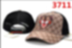 Heren Sunmer Designer Hoeden Design Ball Caps Classic Good Quality Snake Tiger Bee Canvas met mannen Baseball Cap Fashion Women Sun Bucket Hat
