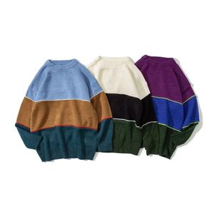 Pullage de pull pour hommes Pilluches en tricot en tricot d'automne et à manches longues d'hiver