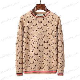 Herentruien 2021 Europese en Amerikaanse luxuryt designer Hoogwaardige truien Mens met dames herfst Winter Lange mouw trui gebreide sweatshirts T230316