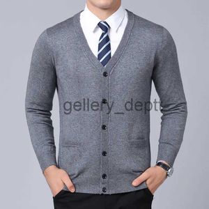 Heren Truien 2021 Nieuwe Mode Merk Trui Voor Heren Vest Jas V-hals Slim Fit Truien Truien Winter Koreaanse stijl Casual Heren Kleding J230928