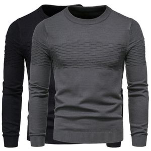 Herentruien 2021 Sweater Autumn Cotton Mens Breid Pullover Round Neck Bottoming