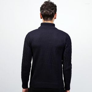 Herentruien 2022 Aankomstpullovers Regelmatig Turtleneck katoen dik grove wol Casual trui trui trui pullover mannen Sweter Hombre