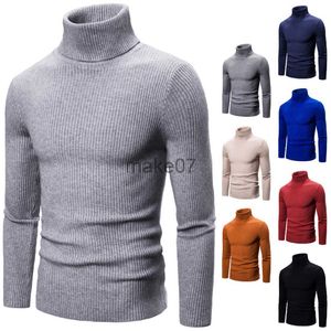 Herrenpullover 2022 Herbst und Winter neuer Herren-Rollkragenpullover, männliche koreanische Version, lässiges Allmatch-Strick-Bottom-Shirt J230802