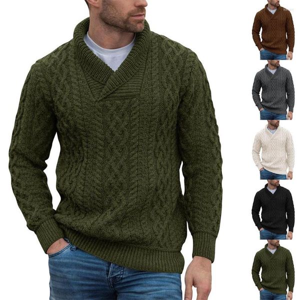 Suéteres para Hombre 2022 diseño Para Hombre Causal Homme Sweter pulóveres suéter de invierno para Hombre