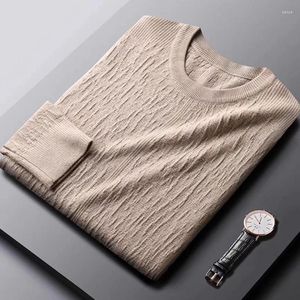 Mannen Truien 2023 Herfst Vintage Kasjmier Warm Slim Fit Trui Casual Man Gebreide Jumper Truien Kleding