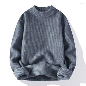 Hommes chandails 2023 automne hiver pull mode tricoté saisir polaire coréen pullover décontracté tricots qualité D201
