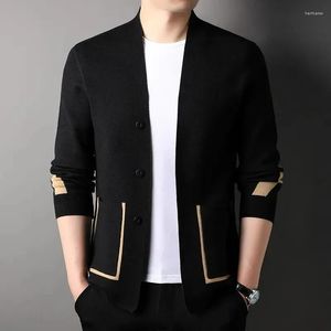 Mannen Truien 2023 Merk Designer Mode Gebreid Vest Voor Mannen Trui Casual Grafische Japanse Jassen Jas Heren Kleding