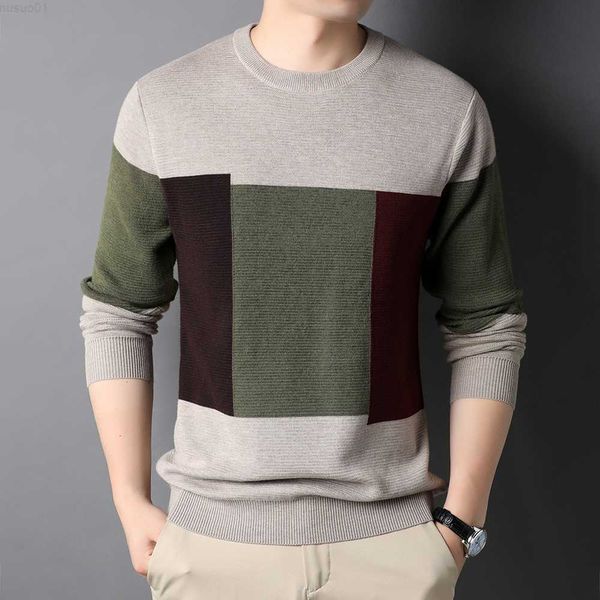 Suéteres para hombres 2023 Casual Grueso Cálido Invierno Suéter de punto para hombres Use Jersey Vestido de punto Suéteres para hombres Moda masculina Sudaderas L230719