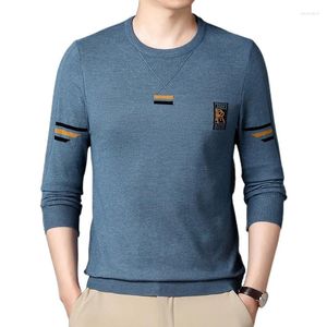 Herensweaters 2023 Trui met ronde hals Mode Casual gebreide trui met lange mouwen en dagelijks gebruik