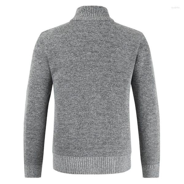 Hommes chandails 2023 hiver pull décontracté manteau coton Cardigan vestes hommes fermeture éclair tricoté épais mâle noël