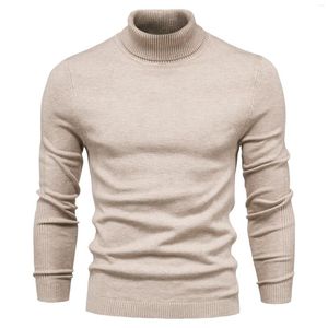 Herensweaters 2023 Winter Coltrui Dikke Heren Casual Schildpad Effen Kleur Kwaliteit Warme Slanke Trui Heren