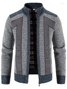 Herentruien 2024 Herfst/wintertrui Cardigan Casual veelzijdige ritssluiting Trendy Knitwear