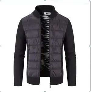 Pulls pour hommes 2024 manteau de tricot décontracté automne et hiver col haut vêtements chauds grand pull pour hommes