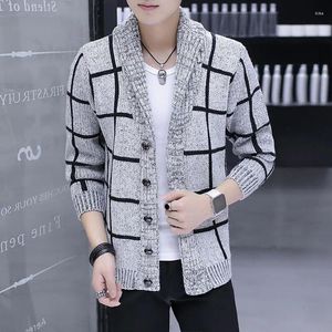 Truien Voor Heren 2024 Lente En Herfst Mode Zakelijk Commuter Knitwear Casual Koreaanse Versie Slim Fit Polo Hals Windjack jas