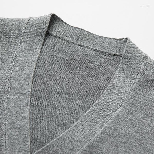 Chandails pour hommes et 2023 printemps automne cardigan à manches longues pull mince classique décontracté veste tricotée marque vêtements