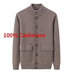 Pulls pour hommes Arrivée Mode Haute Qualité 100 Cachemire Cardigan Pull Manteau Hiver Épais Grande Taille S M L XL 2XL 3XL 4XL 5XL 6XL 231010