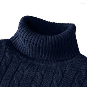 Pulls pour hommes automne hiver chaud pull à col roulé décontracté mâle pull tricoté pull garder tricot luxe hommes laine jumperam
