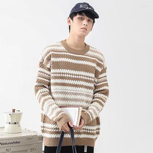 Herensweaters Herfst- en winterklassiekers Gestreept ontwerp - Warme trui voor heren Engelse stijlreis