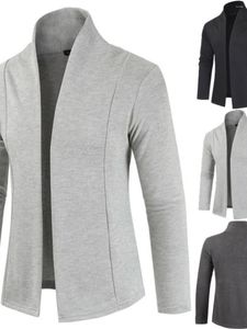 Herentruien herfst en winter eenvoudige slanke fit oversized v-neck vest