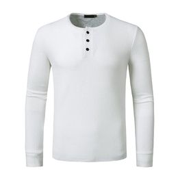 Pulls pour hommes Automne Hiver Casual Pull en laine de cachemire pour hommes Mode pour hommes Col en V / O-cou Couleur unie Pulls à manches longues Top