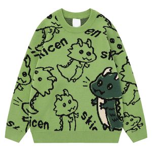 Herensweaters Herfst Winter Mode Cartoon Afdrukken Gebreide kleding