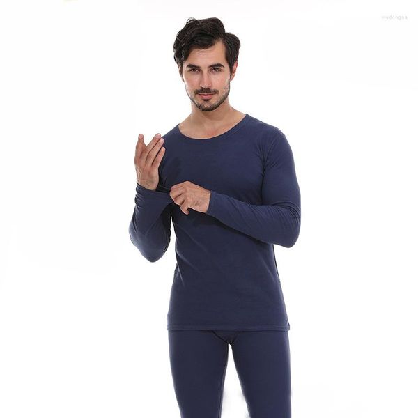 Pulls pour hommes automne hiver sous-vêtement thermique doux et confortable Plus velours épais couleur unie pull mâle haute qualité marque hauts