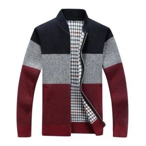 Pulls pour hommes automne hiver chaud cachemire laine Cardigan à fermeture éclair pulls tricots de style décontracté Sweatercoat mâle vêtements
