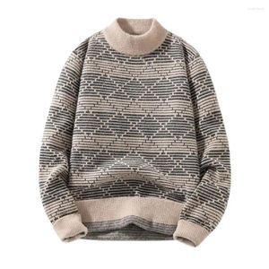 Männer Pullover BATMO 2023 Ankunft Herbst Hohe Qualität Casual Pullover Männer Männlich Mock Neck Pullover M-4XL M812