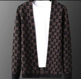 Pulls pour hommes bee G Luxury Designer crop top Knitting Cardigan Long Sleeve bouffant Dress Coat
