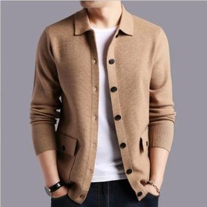 Chandails pour hommes Marque Vêtements Mode Mâle Haute Qualité Loisirs Cardigan Pull À Tricoter/Hommes Slim Fit Chemises En Tricot/vêtements Taille S-3XL 231030