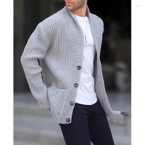 Pulls pour hommes Cardigan Jumper Automne Hiver Chaud À Manches Longues Hommes Porter À Manches Longues Tricoté Homme Manteau Lâche Mode Casual Tops