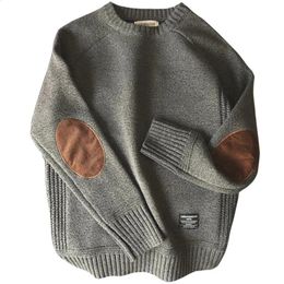 Suéter masculino casual pulôver hombre moda suéter para homens quente sólido de alta qualidade primavera outono manga comprida masculino ajuste juventude v-pescoço 231214