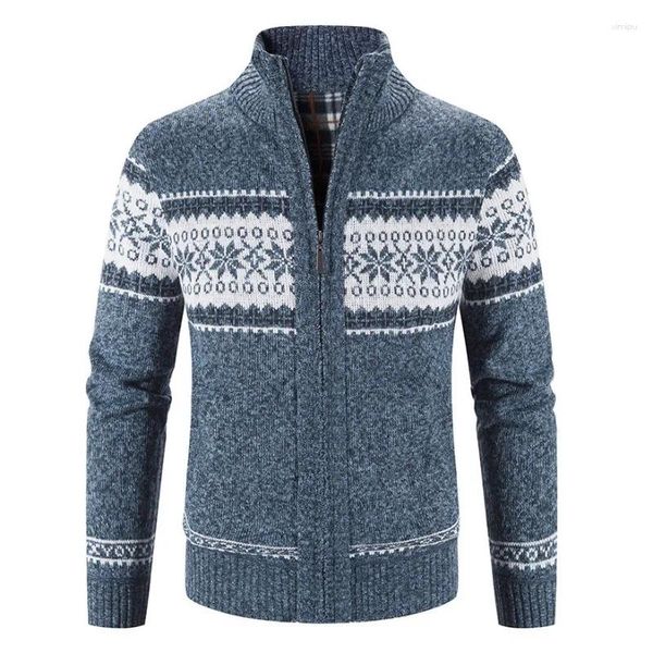 Chandail masculin manteau zip-up Cardigan Business Veste Veste Zipper Sweater masculin vendant des produits 2024 Vente de tendance TOPS HIVER X
