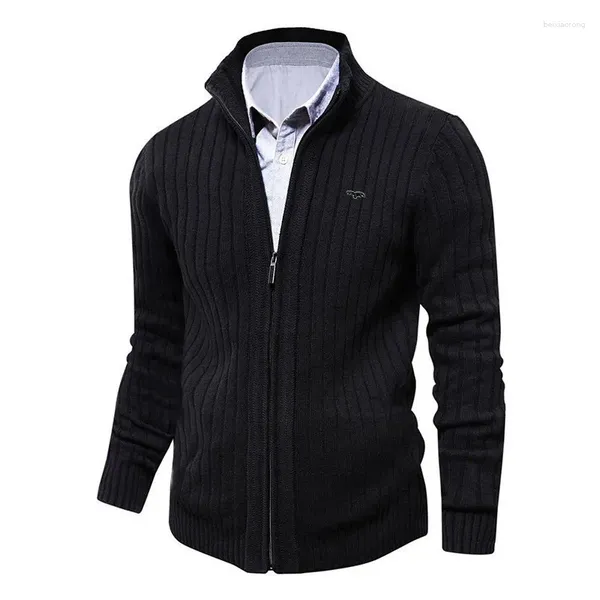 Pulls pour hommes Coton Tricots Pull de Noël Veste d'hiver Manteau Cardigans Mâle Épaississement Jersey Luxe Tricot Sweatshirts Vêtements