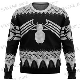 Herensweaters Deadpool Jolly Red Guy's Ugly Unisex Anime Collection Kersttrui 3D Sweater Top Herfst- en winterkleding T231220