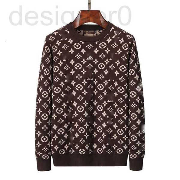 Pulls pour hommes Designer 22ss Hiver nouveau pull en coton avec lettre correcte impression football motif géométrique designer tissu confortable marque de luxe