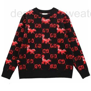 Herensweaters Designermerk Man bedrukte lettertrui met lange mouwen, veelzijdige herfst en winter warm paar topshirt met ronde hals STGA