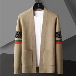 Suéteres para hombres Diseñador dunks Harajuku Oversized Jumper Knitted Cardigan Sweater Hip Hop Fashion Top