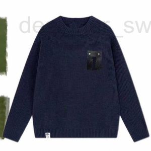 Herensweaters Designer Hoogwaardige trendy merkbadge, modieuze trui met lange mouwen, veelzijdig voor herfst en winter, warme gebreide trui met ronde hals en koppel