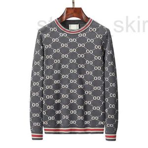 Pulls pour hommes Designer Knitwear Laine tricotée multicolore chaud classique lettres à carreaux marque vêtements mode décontracté manches longues luxe résistant aux rides 0XFH