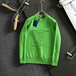 Pulls pour hommes Designer de luxe Designer Jacquard Crew Neck Sweater Marque de mode Streetwear Pull Lettre Designe Tendance Coloré M-5XL F2C9 1OR5
