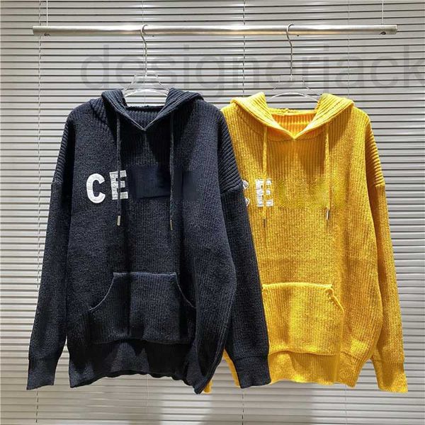 Pulls pour hommes Pull de créateur Nouveaux sweats à capuche Poche plaquée poitrine simple Sweat à capuche brodé Dames Casual Sweats amples 30WY