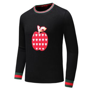 Suéteres para hombres Diseñadores cardigan Casual Redondo Manga larga suéter de cuello alto jerseys Impresión de letras París recortada isla justa Suéteres diseñador puente Tamaño asiático