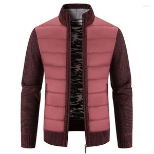 Suéteres para hombres, chaqueta de doble botonadura, perchero, horno de polvo resistente independiente, abrigo largo de invierno de lana fina y otoño para hombres