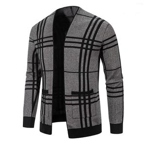 Pulls pour hommes Mode Cardigan Tricot Manteaux d'hiver Business Casual Vestes Homme Tops Homme Manteau Taille M-5XL Tricots 2 couleurs 221118