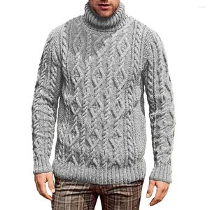 Herentruien Fashionable Winter Turtleneck Knitwear Sweater met lange mouwen Trui jumper in grijs/marineblauw/donkergrijs/legergroen