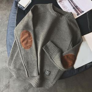 Pulls pour hommes Great Autumn Pull Homme Vêtements O-Neck Knitted Casual Crewneck Male