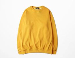 Heren Sweaters Hip Hop Losse Trui Pullover Winter High Street Port Style Retro Ronde hals Lange Mouw T-shirt Pluche Man PD