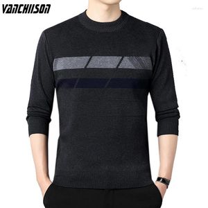 Heren truien mannelijke gebreide jumpers tops trui trui voor mannen dikke herfst winter patchwork contrast mode casual kleding 00370